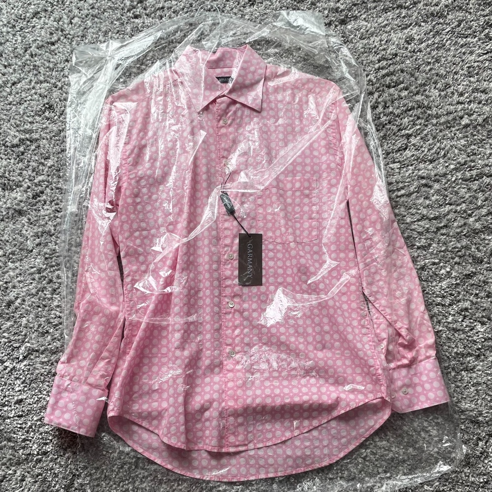 Designer Men’s Patterned Button Down Shirt